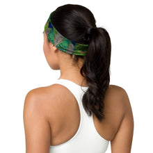 Load image into Gallery viewer, Flaunt your Feathers! Peacock Headband - Tennis - Tennis Headband - Running Headband