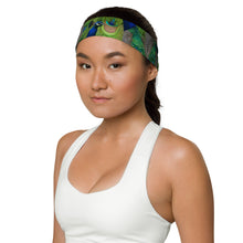 Load image into Gallery viewer, Flaunt your Feathers! Peacock Headband - Tennis - Tennis Headband - Running Headband