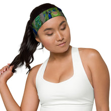 Load image into Gallery viewer, Flaunt your Feathers! Peacock Headband - Tennis - Tennis Headband - Running Headband