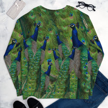 Load image into Gallery viewer, Flaunt your Feathers! Peacock Sweatshirt - Tennis - Running - Uniform - Athletes - Athletic - Sports