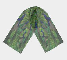 Load image into Gallery viewer, Beautiful Peacock Scarf - Peacocks Galore!