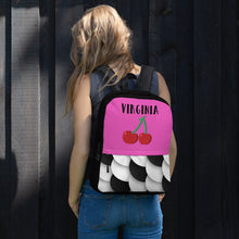Load image into Gallery viewer, Backpack- Virginia with Cherries