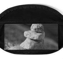 Load image into Gallery viewer, Fanny Pack - Black and White Mountains - Mountains - Utah Mountains - Ski Lover