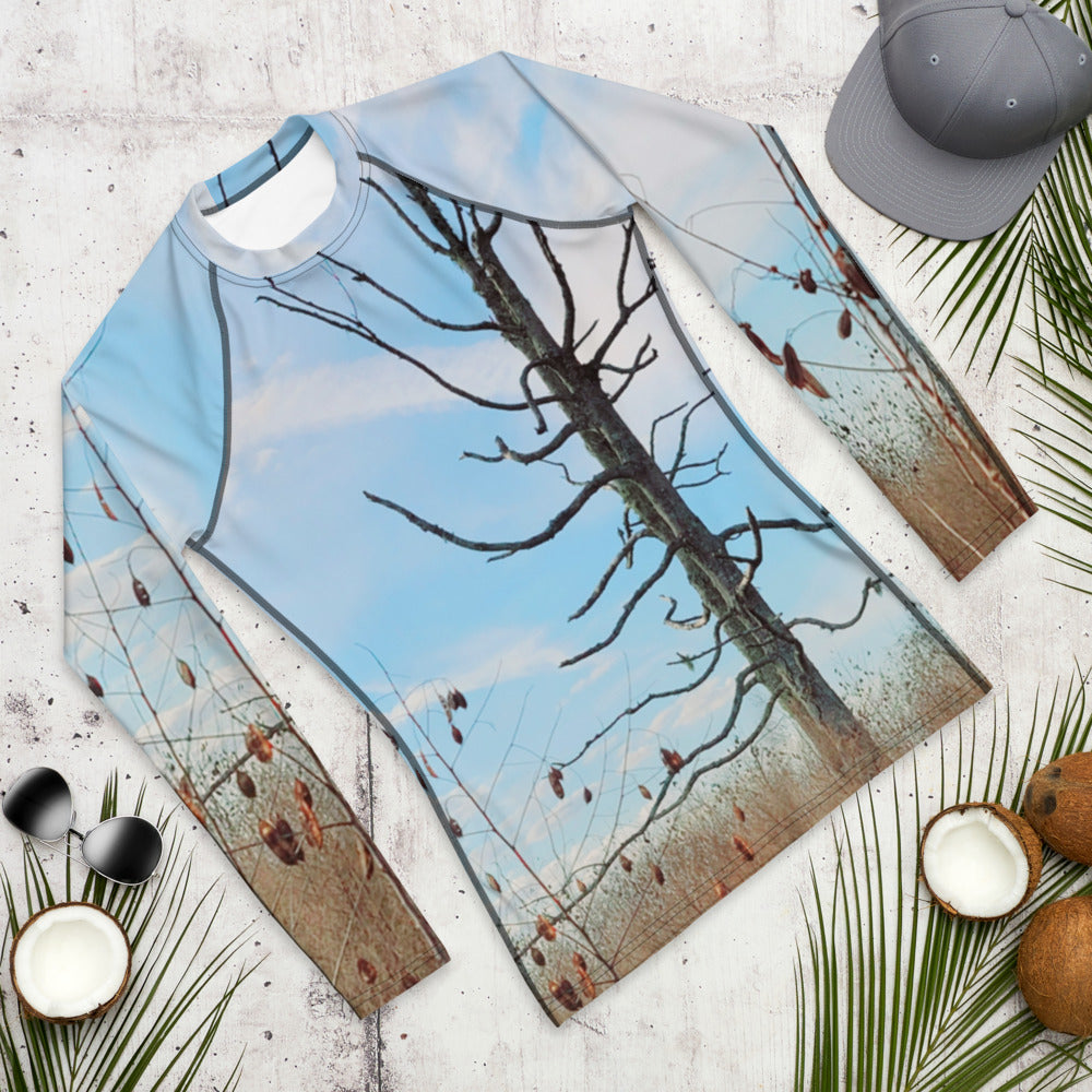 Men's Rash Guard - Tree - The Tree Stands Alone