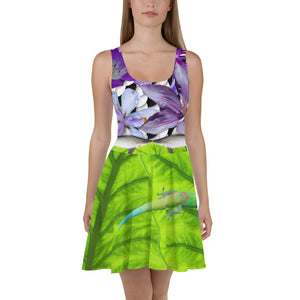 Tennis Dress- Sharks, Lizards and Flowers- Oh my!