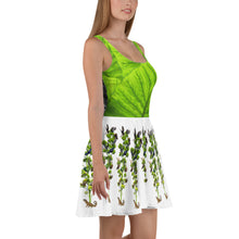 Load image into Gallery viewer, Skater Dress - Fun tropical scene, winter scene, and tree with all sorts of fun animals (Squirrel, caterpillar, Booby Birds and more!)