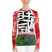 Load image into Gallery viewer, Pig Planters and Succulents - Sun Shirt - Swim Shirt - Athletic Shirt - Floral Shirt