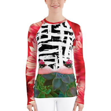 Pig Planters and Succulents - Sun Shirt - Swim Shirt - Athletic Shirt - Floral Shirt