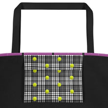 Load image into Gallery viewer, Tennis Tote Bag - Tennis Bag - Tennis Theme Bag - Tennis Gift - Tennis Lover