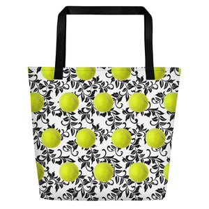 Beach Bag - Tennis Tote - Tennis Tote bag - Tennis Bag - Tennis Lover - Tennis Gift