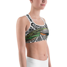 Load image into Gallery viewer, Sports bra - Peacocks