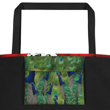 Load image into Gallery viewer, Tote Bag - Roses and Peacock