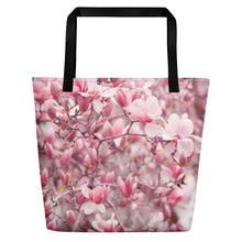 Load image into Gallery viewer, Tote Bag - Japanese Magnolia - Japanese Magnolias - Pink Floral - Spring - Pink Gift - Magnolia