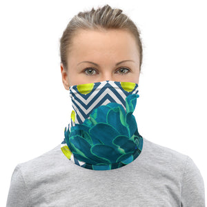 Neck Gaiter - Turquoise - Face Protection - Face Mask - Tennis - Tennis Gift - Tennis Lover - Tennis Theme - Tennis Ball
