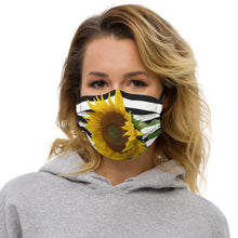 Load image into Gallery viewer, Premium face mask- Sunflower - flower - floral - yellow flower