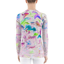 Load image into Gallery viewer, Pink Abstract Sun Shirt - Pink Abstract UPF Shirt - Pink UPF Shirt - Abstract Rash Guard