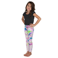Load image into Gallery viewer, Kid&#39;s Leggings - Pink Pastel Swirls