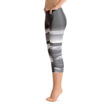 Load image into Gallery viewer, Capri Leggings - High in the Sky - Floating on Clouds - Clouds