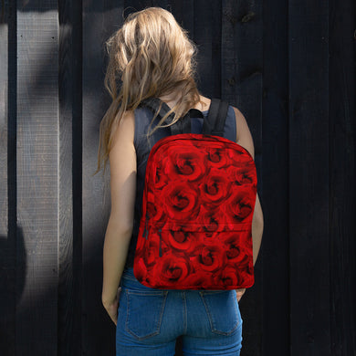 All-Over Print Backpack - Beautiful Red Roses - Roses are Red