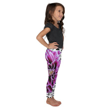 Load image into Gallery viewer, Kid&#39;s Leggings - Purple Dahlia