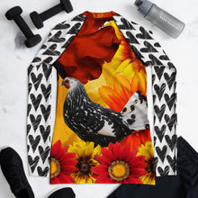 Load image into Gallery viewer, Women&#39;s Rash Guard- Because Everyone Needs a Chicken Shirt!