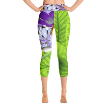 Load image into Gallery viewer, Yoga Capri Leggings - Sharks, Tropical Leaves, Flowers and More!