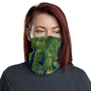 Neck gaiter - Peacocks - Peacock Neck warmer - Peacock Face Shield